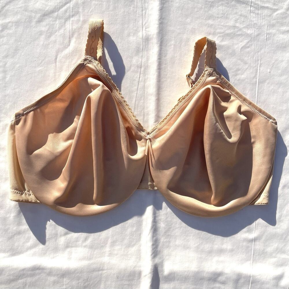 Wacoal Simple Shaping Minimizer Bra 44DDD Beige 857109 Underwire